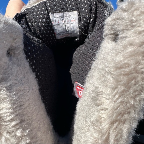 NWT The North Face Chilkat 400 Winter Boots COLOR: TNF BLACK/ZINC GREY Faux Fur - Picture 10 of 13